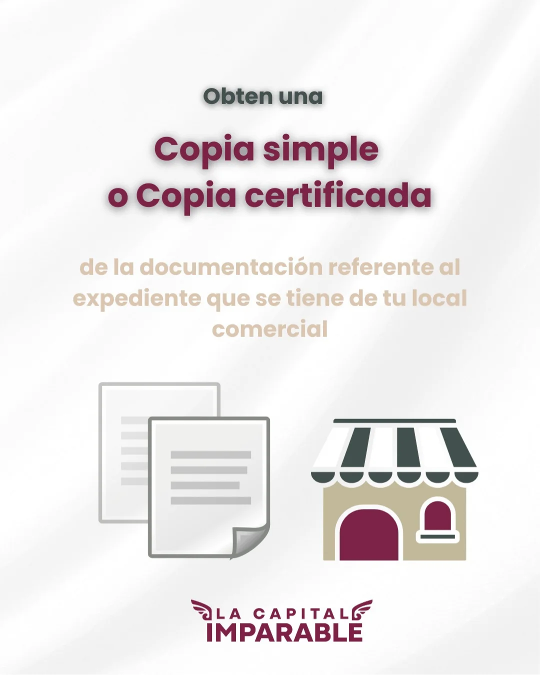 Solicita la Copia Simple o Copia Certificada de la Documentación del Expediente de tu Local Comercial